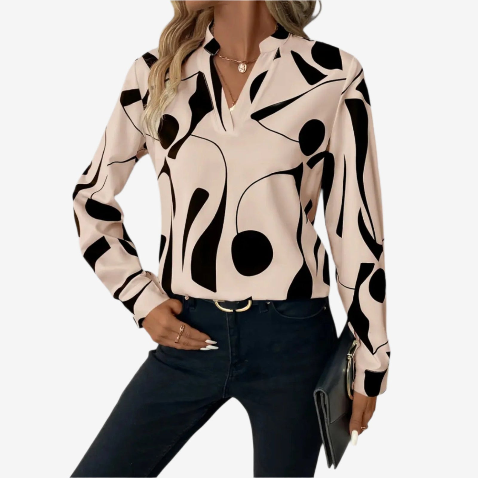 Giulina™ Scollo a V chic