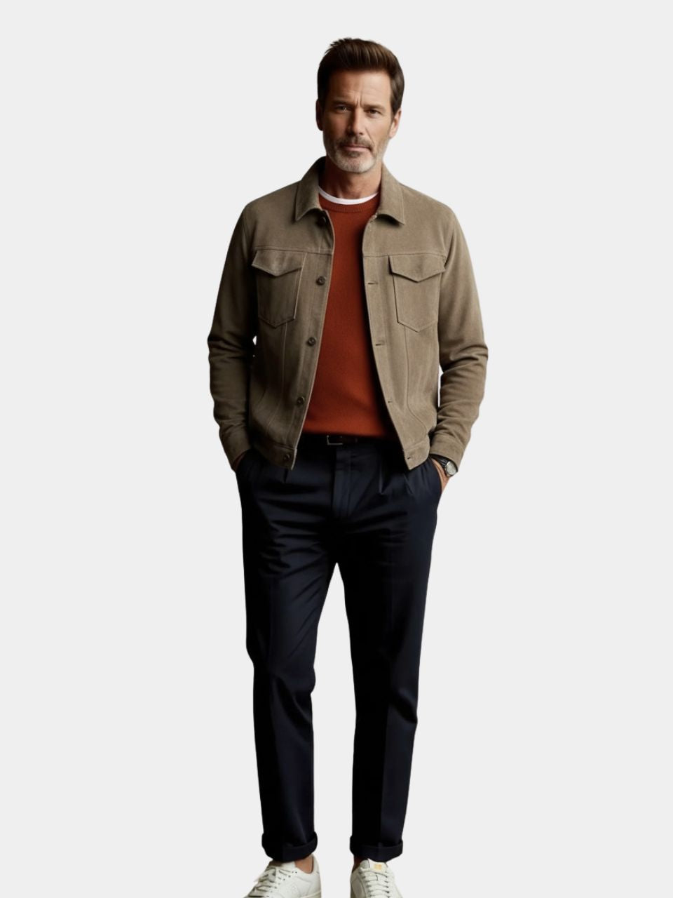 Giacca Aviatore in Pelle Laurent - Roma Essenza