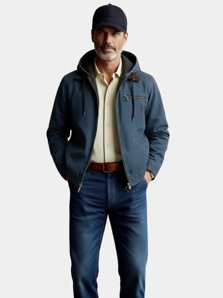 Giacca da Lavoro Essenziale con Cappuccio - Roma Essenza