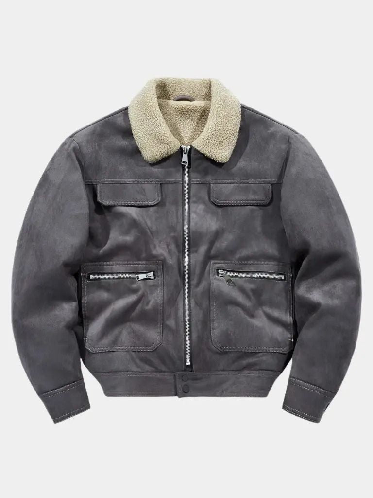 Giacca in Suede Fleece Essenziale - Roma Essenza