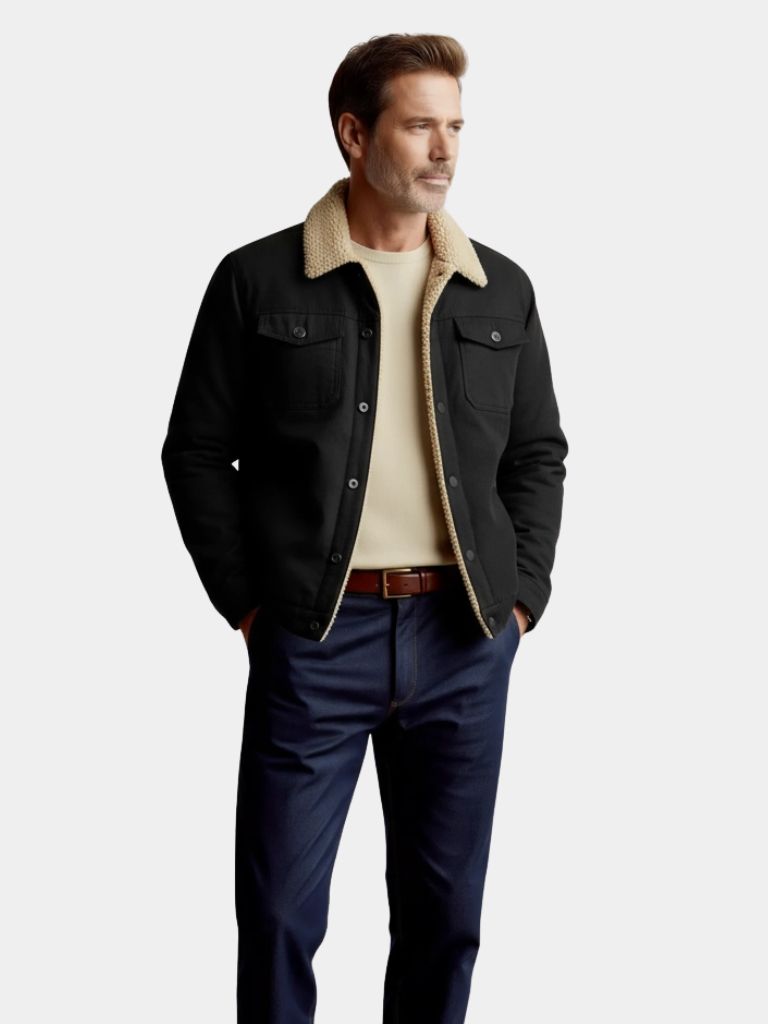 Giacca Bomber in Fleece Vintage - Roma Essenza