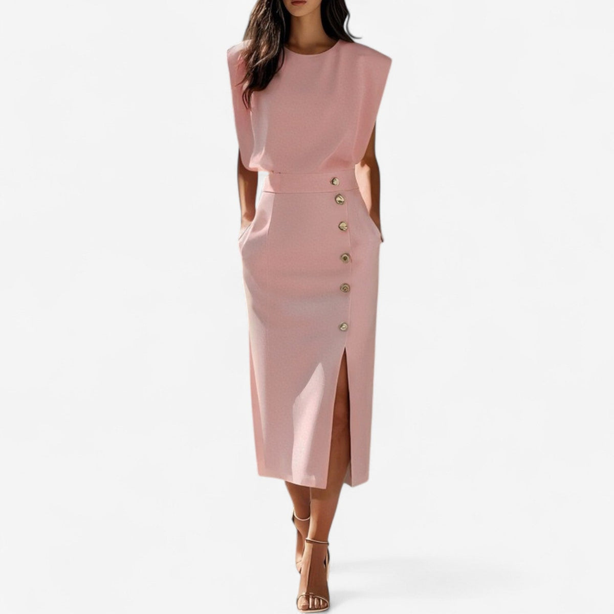 Stéphanie™ Tuta strutturata chic