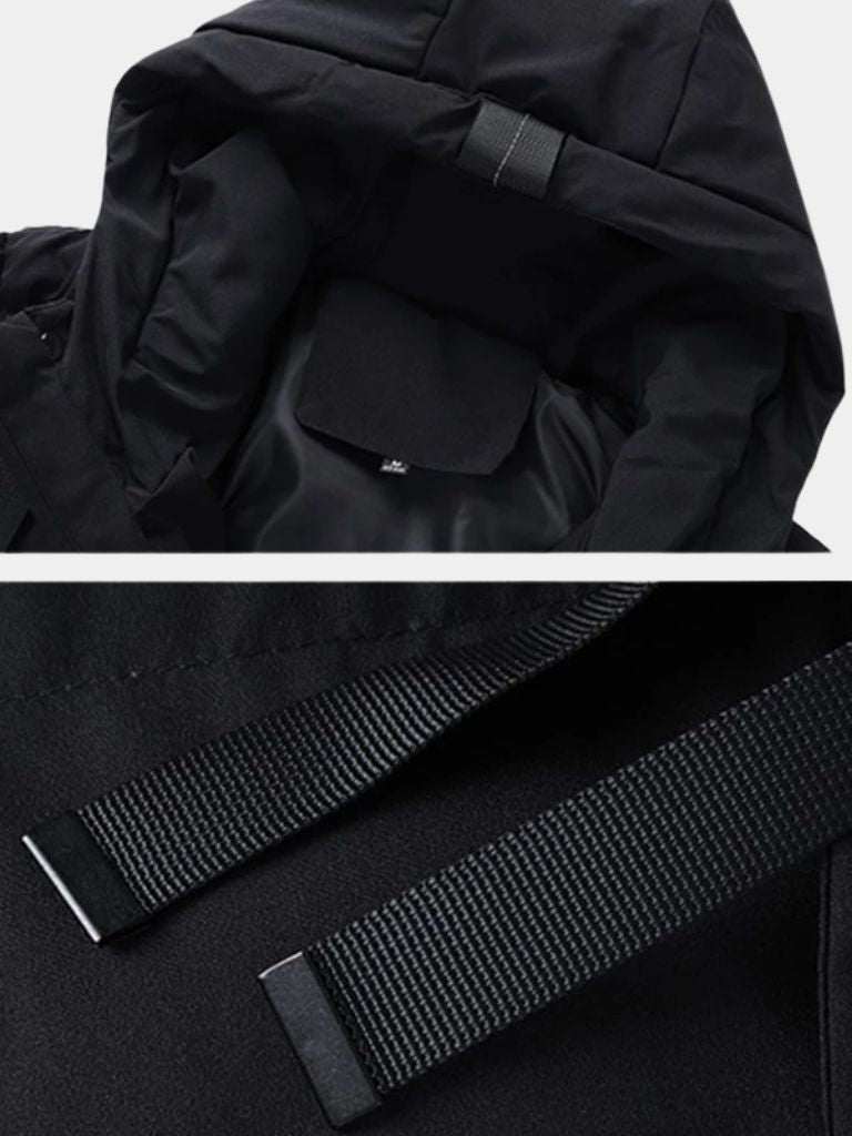 Giacca Puffer Lunga Minimalista - Roma Essenza